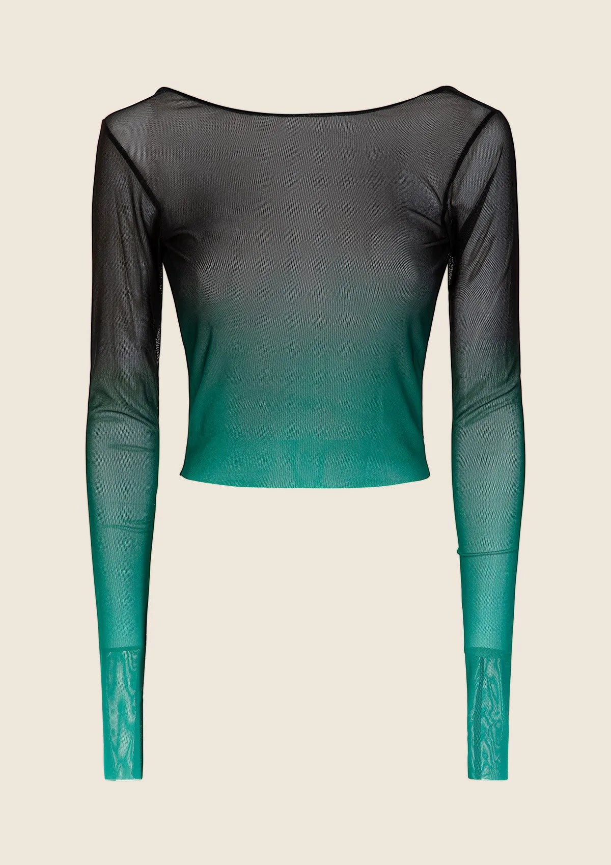CROP Top Sleeen Long Woman F**K Degradè 1156-X47