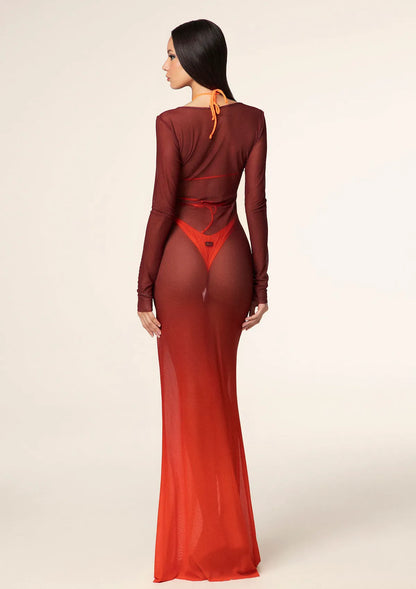 Long woman dress F**K Degradè 1162-X45