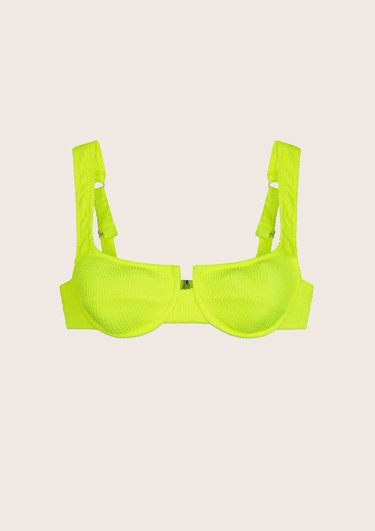 Bra With Ferretto Donna F**K Fluo yellow 1202-Fy