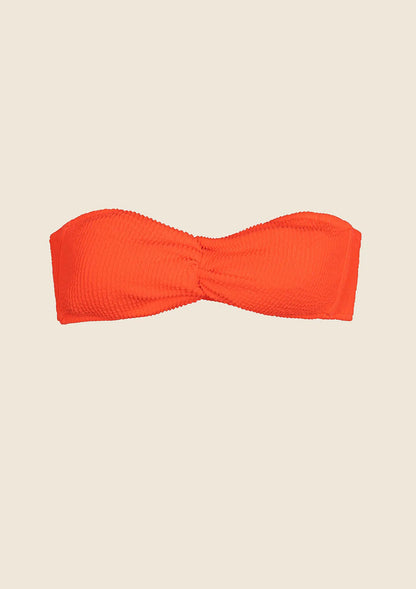 Fixed band with women's knot F**K Fluo Coral 1204-FC