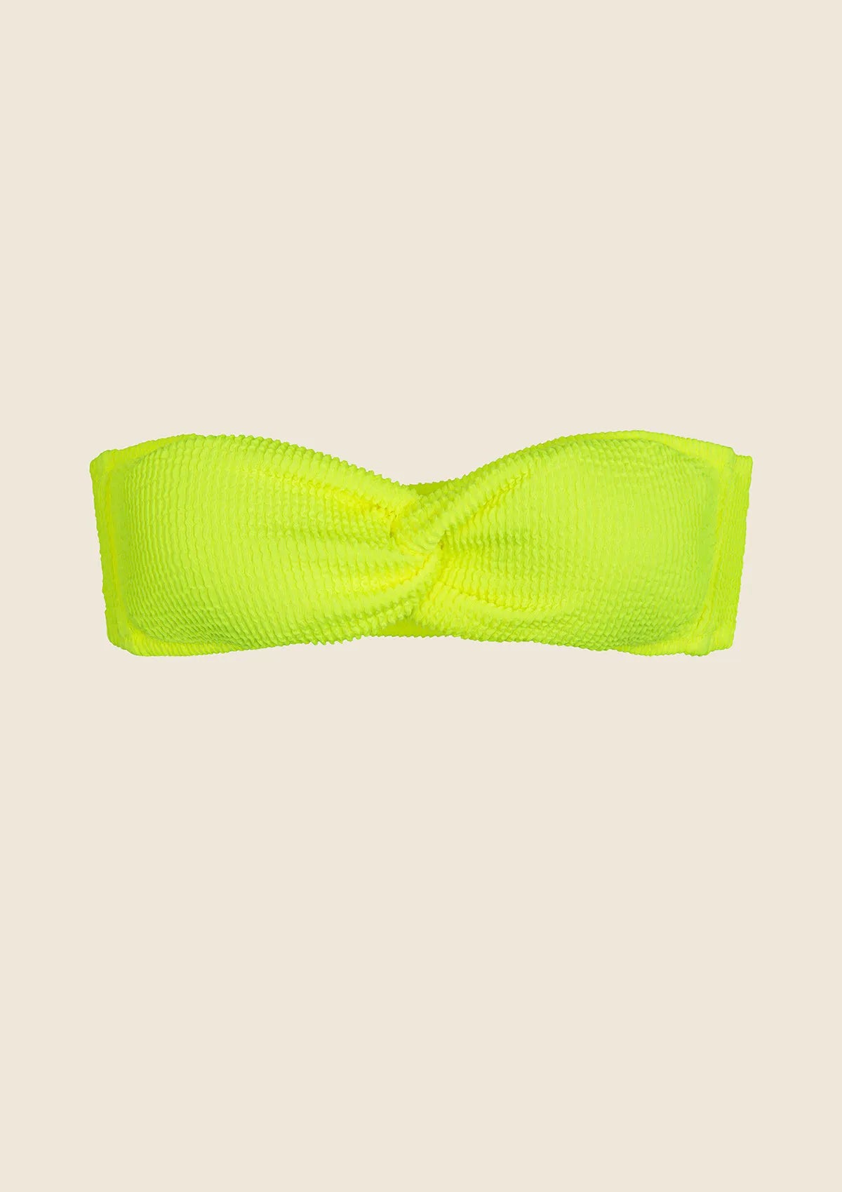 Fixed band with women's knot F**K Fluo yellow 1204-Fy