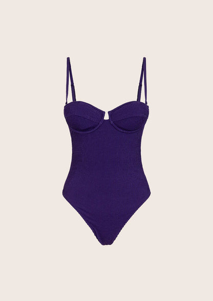 Monokini with women's ferretto F**K Viola 1240-PR