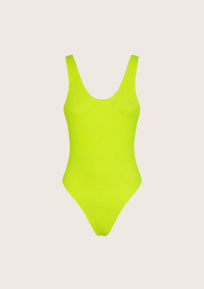 Monokini Woman F**K Fluo yellow 1241-fy
