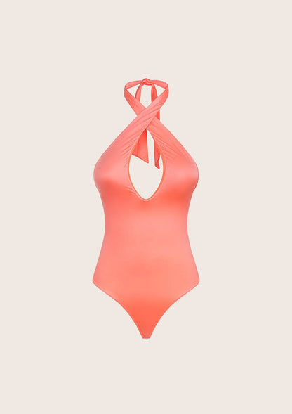 Monokini Woman F**K Coral 1361-CR