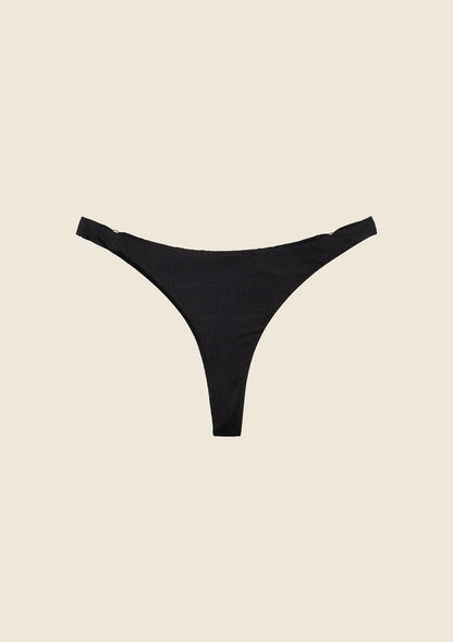 Women's thong F**K Black 1927-BK