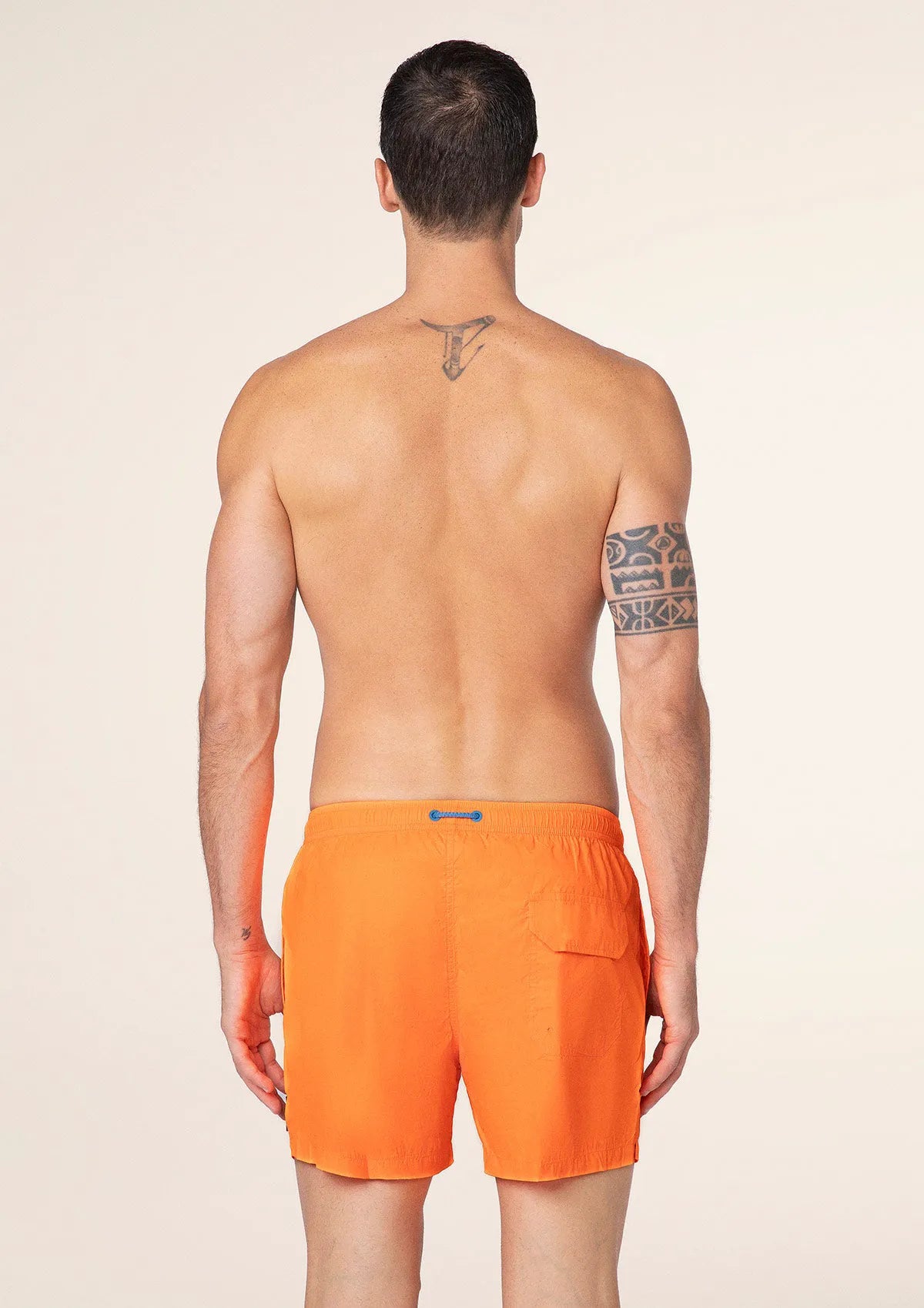 Shorts man F**K Orange fluo m01bu02-Fo