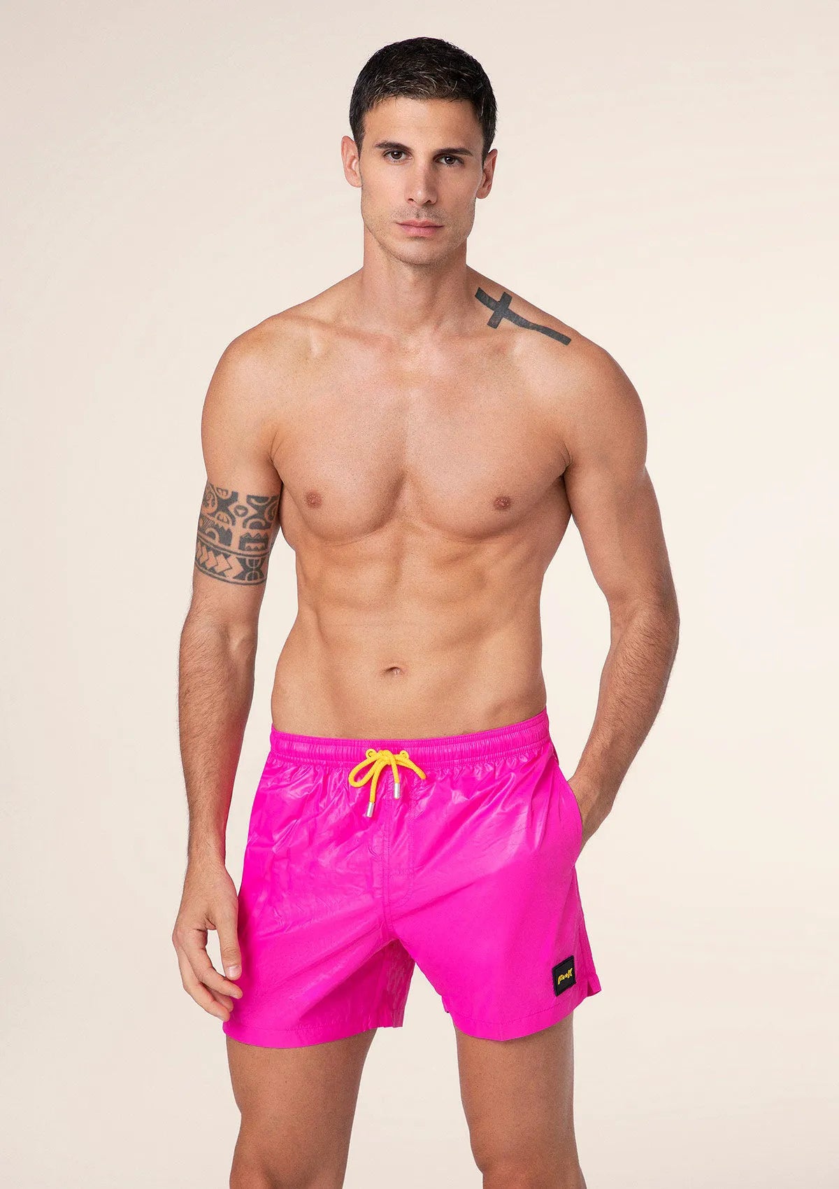 Shorts man F**K Fuchsia m01bu02-fx