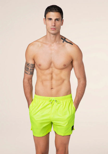 Shorts man F**K Fluo yellow m01bu02-fy