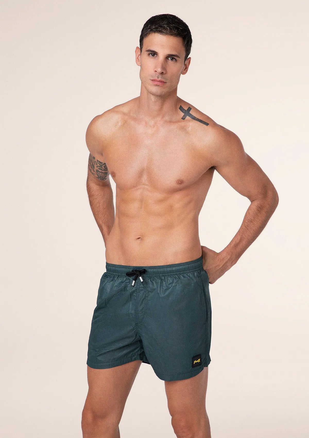 Shorts man F**K Green m01bu02-vs