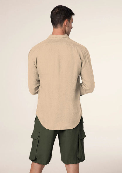 Men's shirt F**K Beige M01CL40-BG