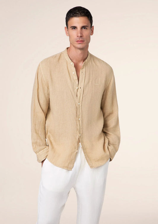 Men's shirt F**K Beige M01CL41-BG