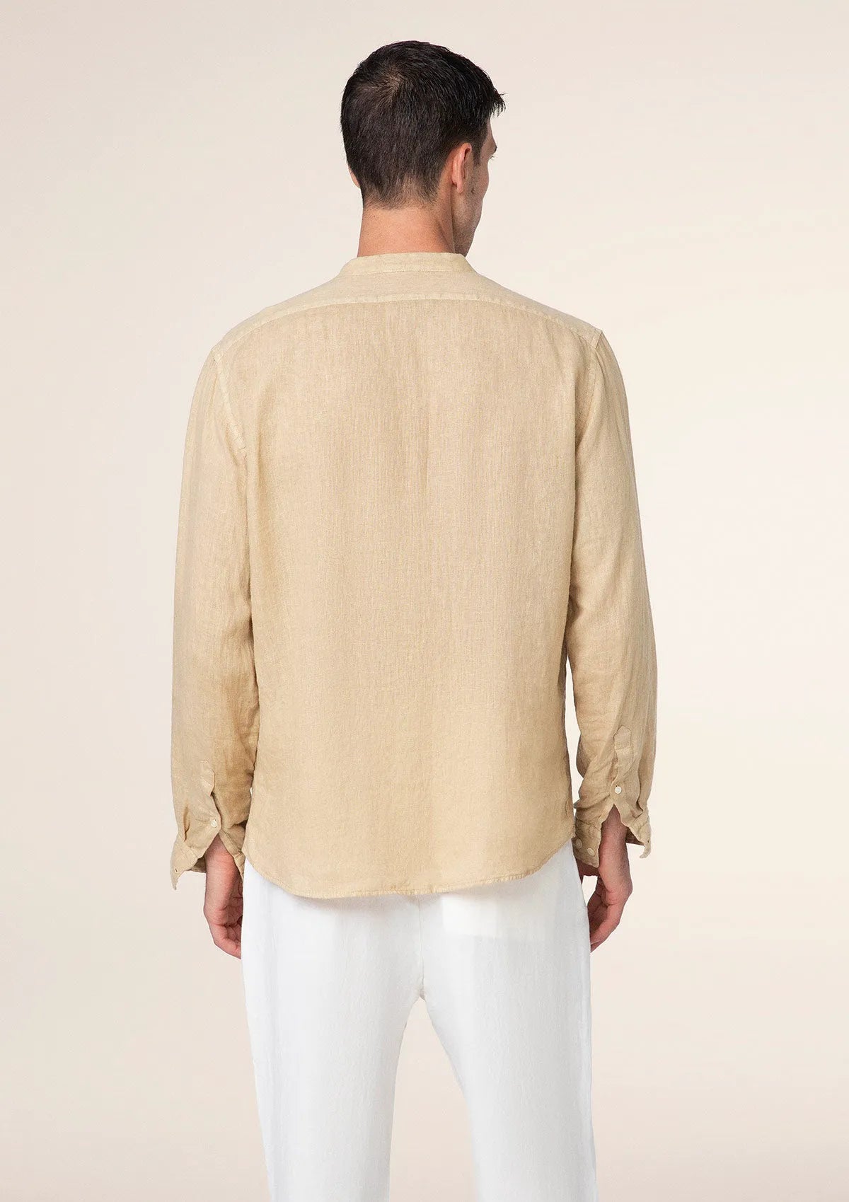 Men's shirt F**K Beige M01CL41-BG