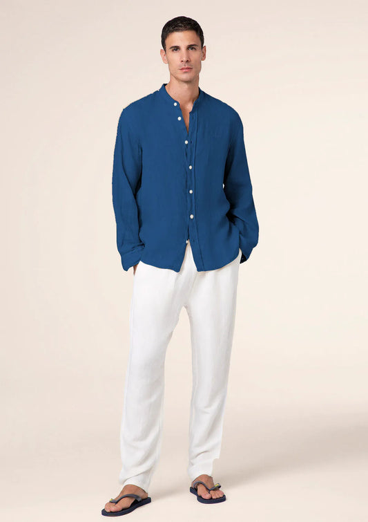 Men's shirt F**K Blue M01CL41-BU
