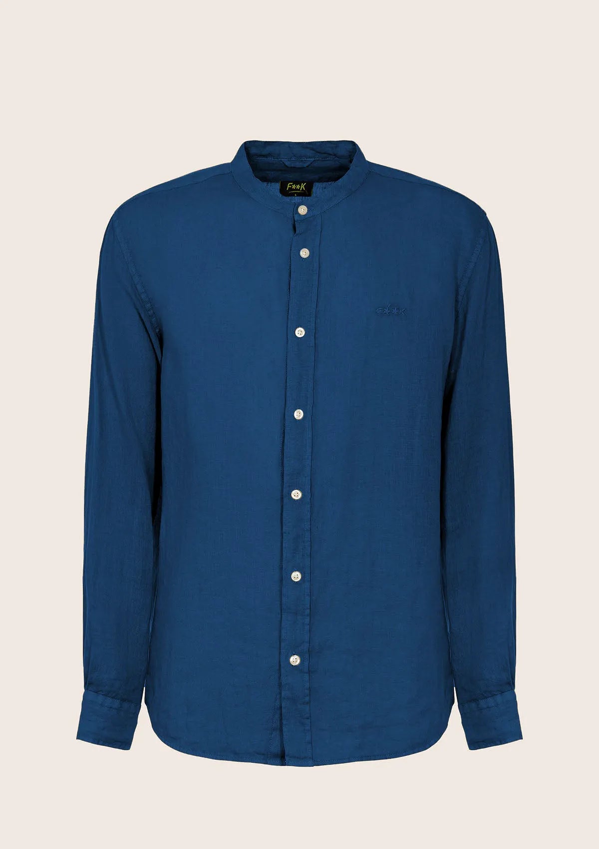 Men's shirt F**K Blue M01CL41-BU