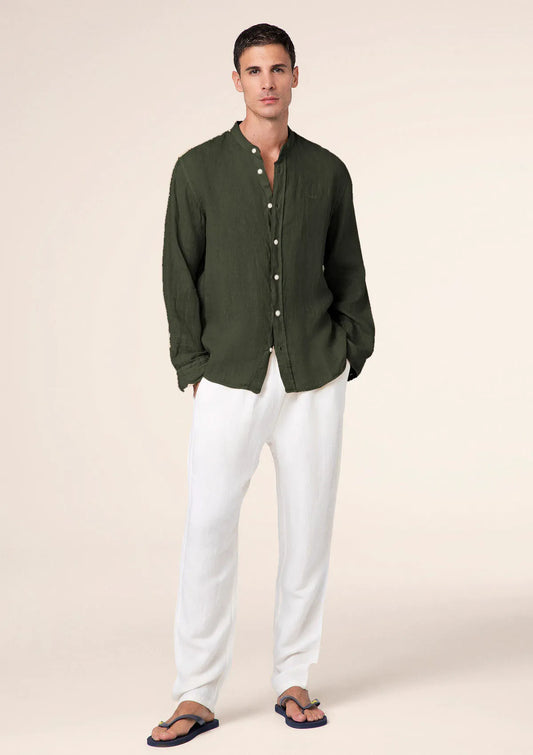 Men's shirt F**K Military green M01CL41-MG