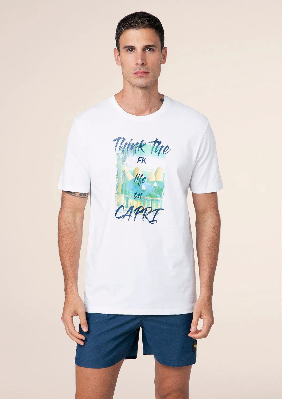 Men's T-shirt F**K White M01TS81-WH