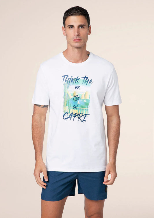 Men's T-shirt F**K White M01TS81-WH
