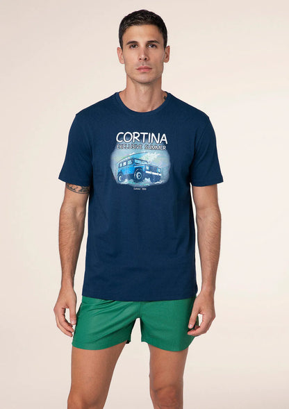 Men's T-shirt F**K Blue M01TS86-BU
