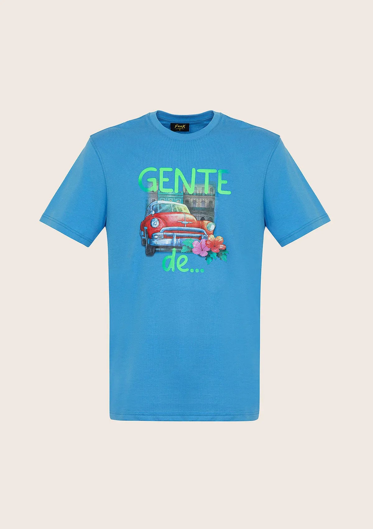Men's T-shirt F**K Turquoise m01s87-tq