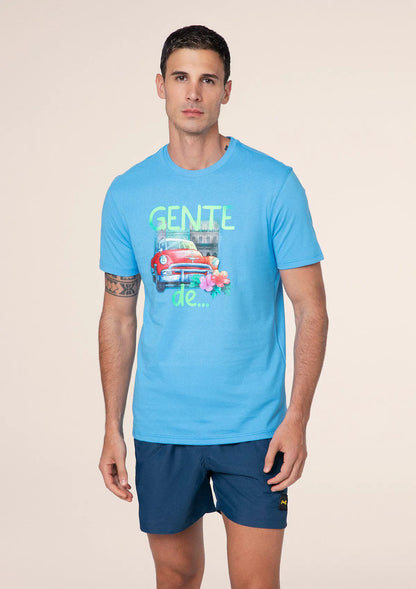Men's T-shirt F**K Turquoise m01s87-tq