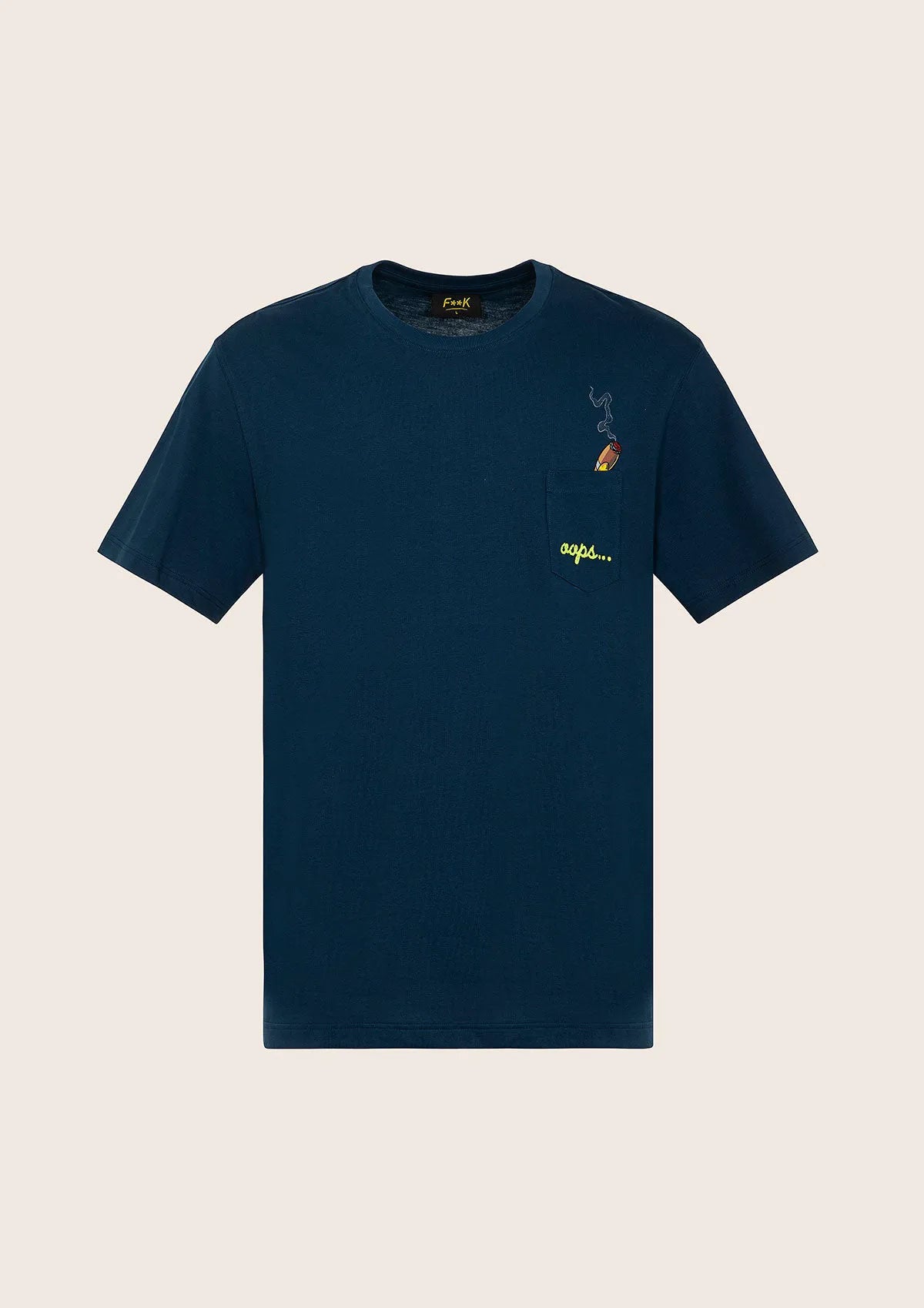 Men's T-shirt F**K Blue M01TS94-BU