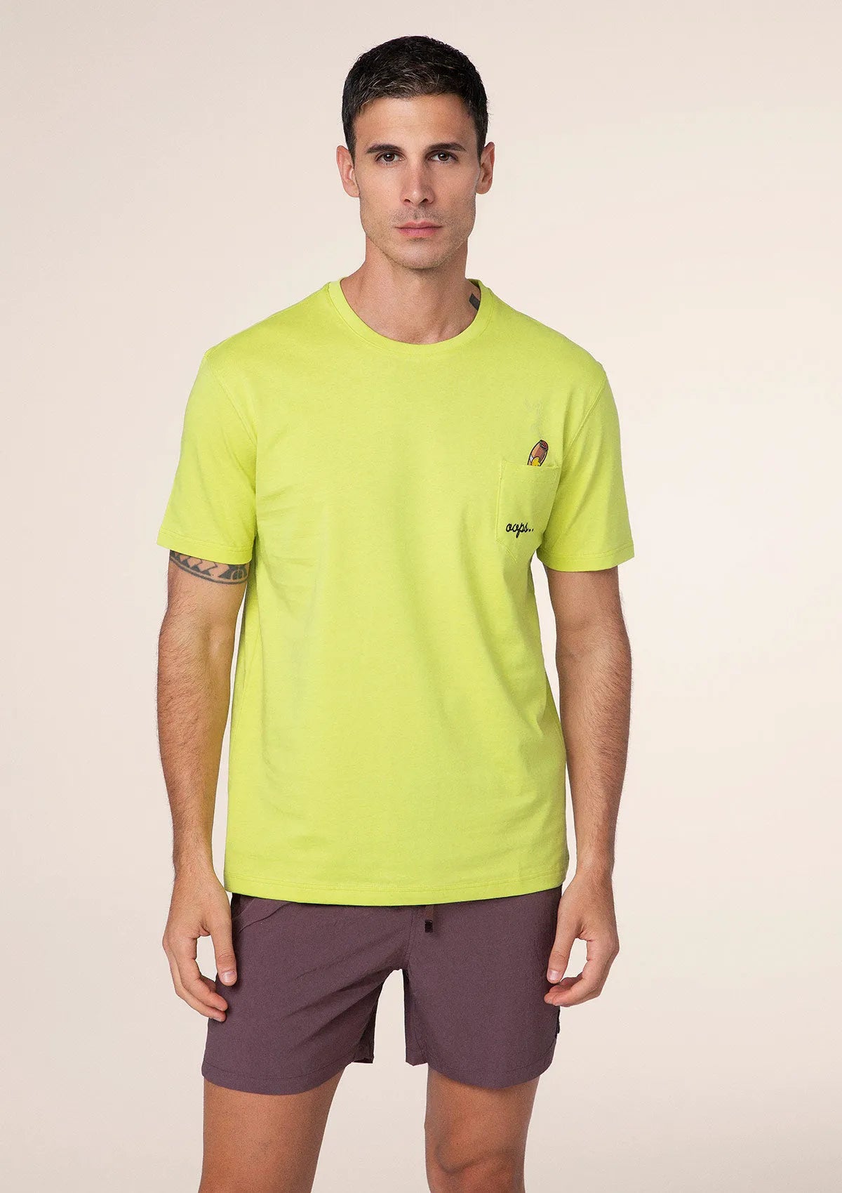 Men's T-shirt F**K Lime m01s94-li