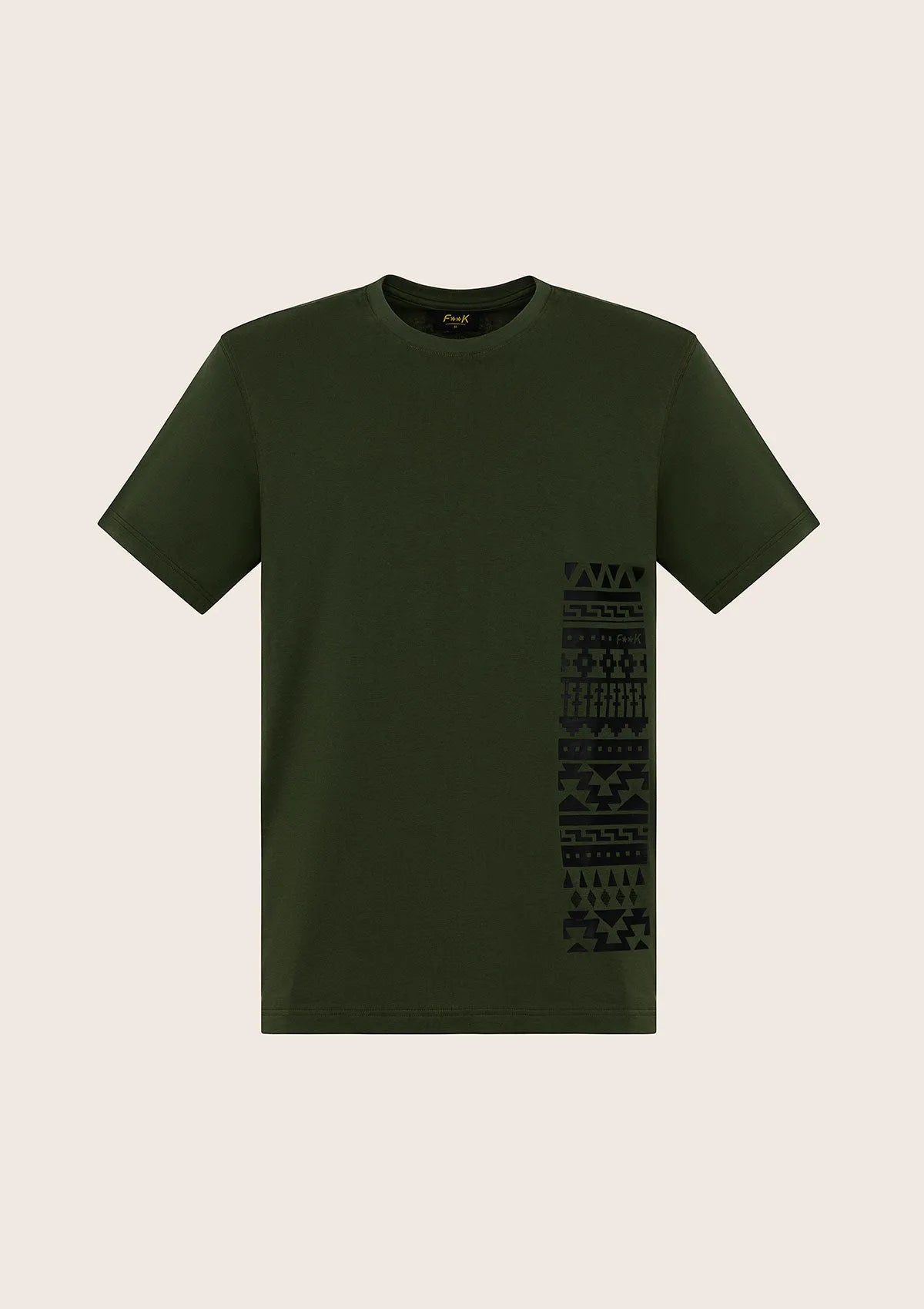 Men's T-shirt F**K Military green m01s95-mg