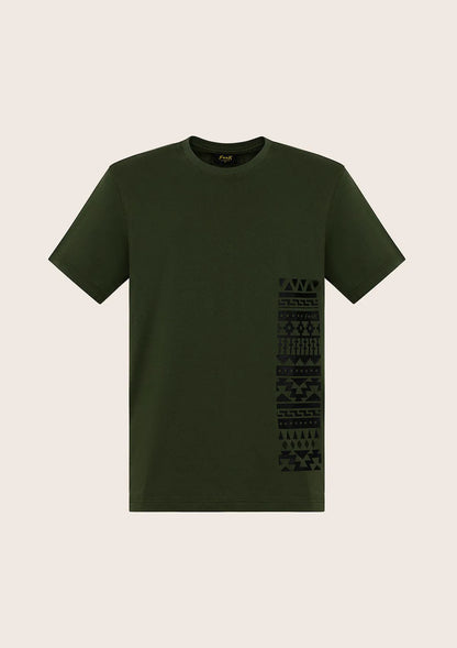 Men's T-shirt F**K Military green m01s95-mg