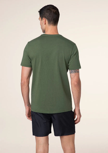 Men's T-shirt F**K Military green m01s95-mg