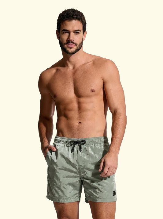 Men's Shorts F**K Military Green SM5007-MG
