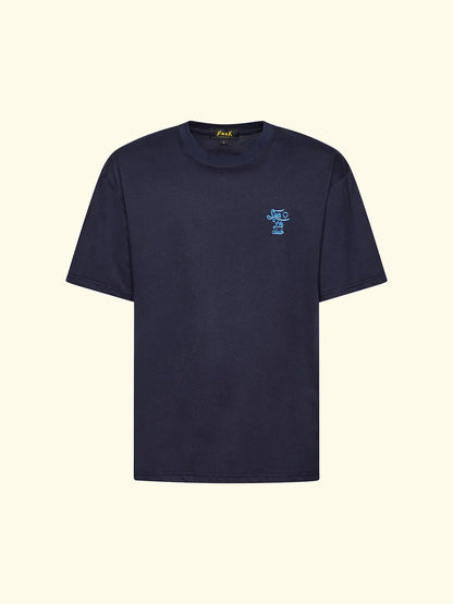 Men's T-Shirt F**K Blue SM6001-BU