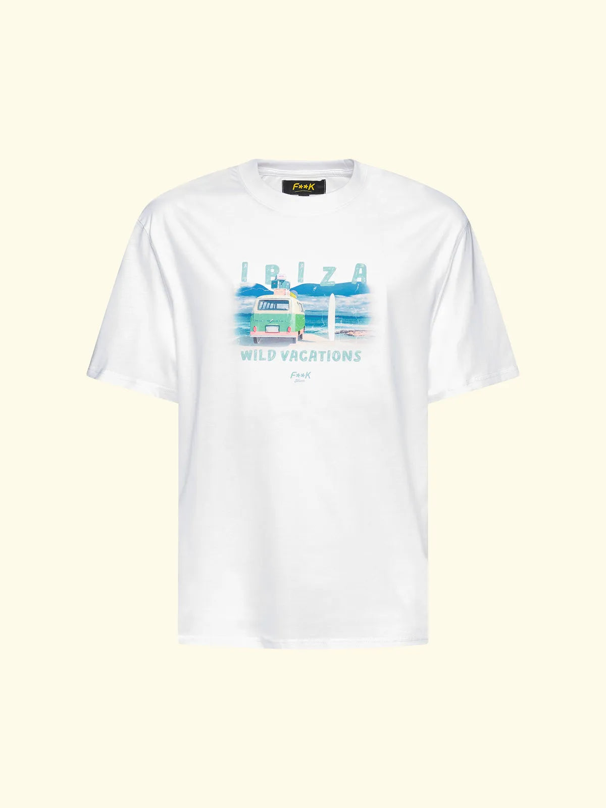 Men's T-Shirt F**K White SM6008-WH