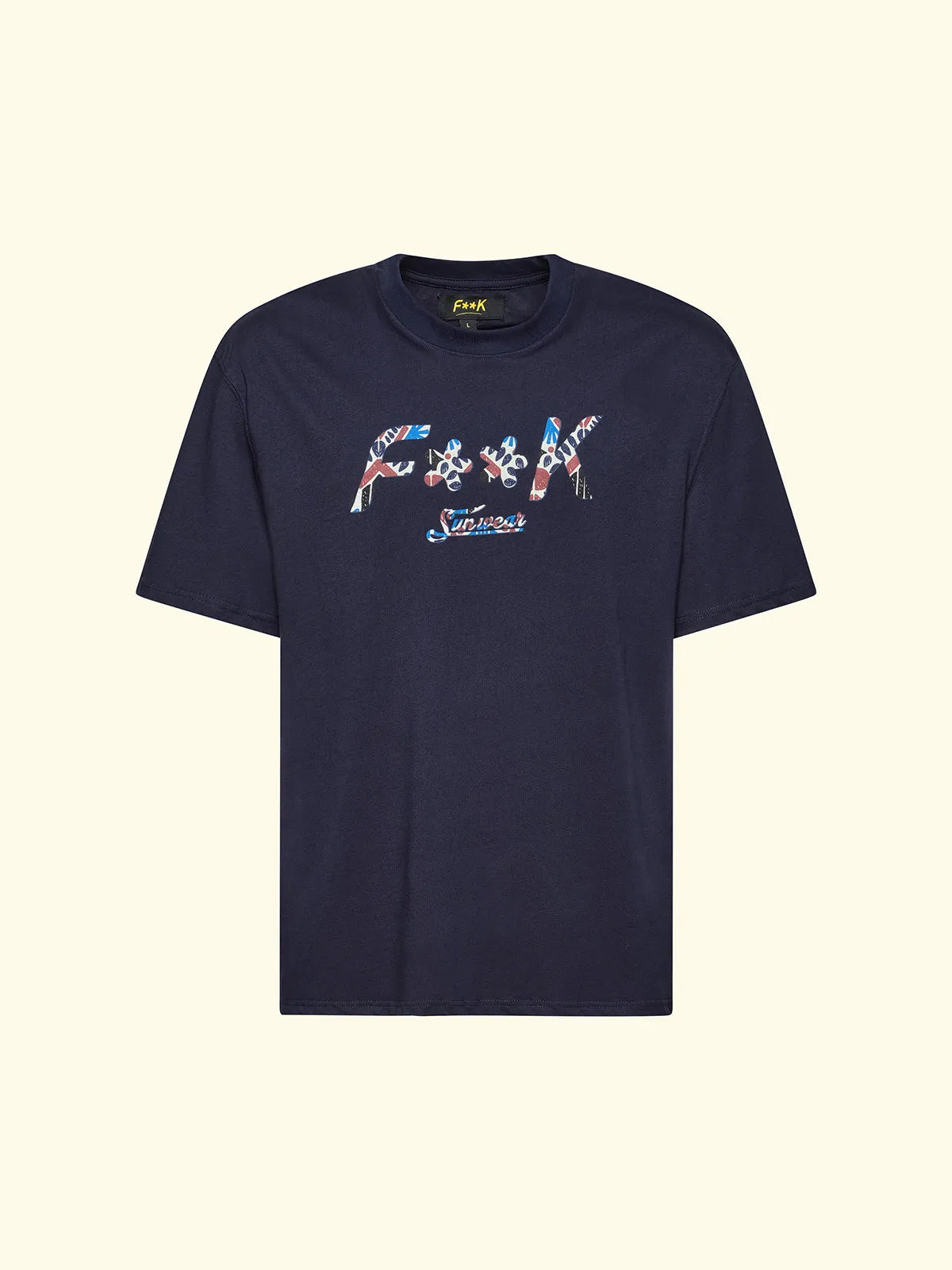 Men's T-Shirt F**K Blue SM6011-BU