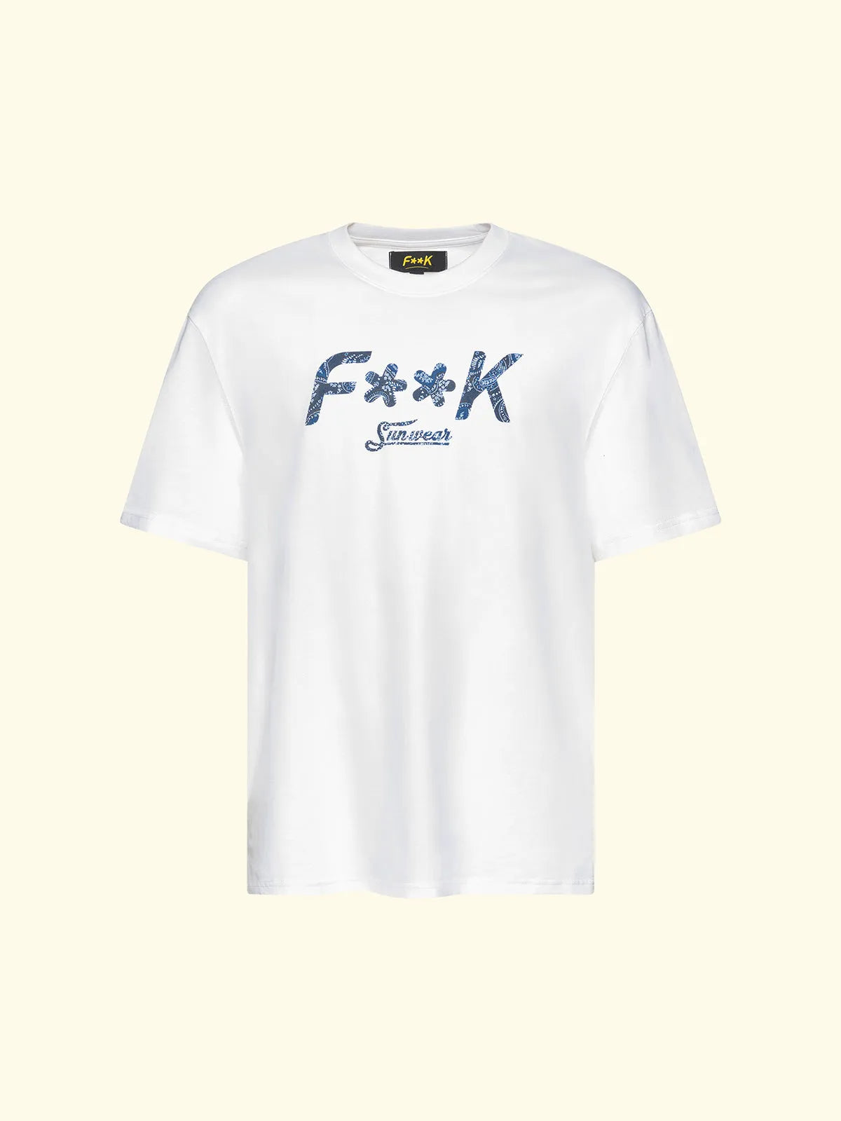 Men's T-Shirt F**K White SM6011-WH