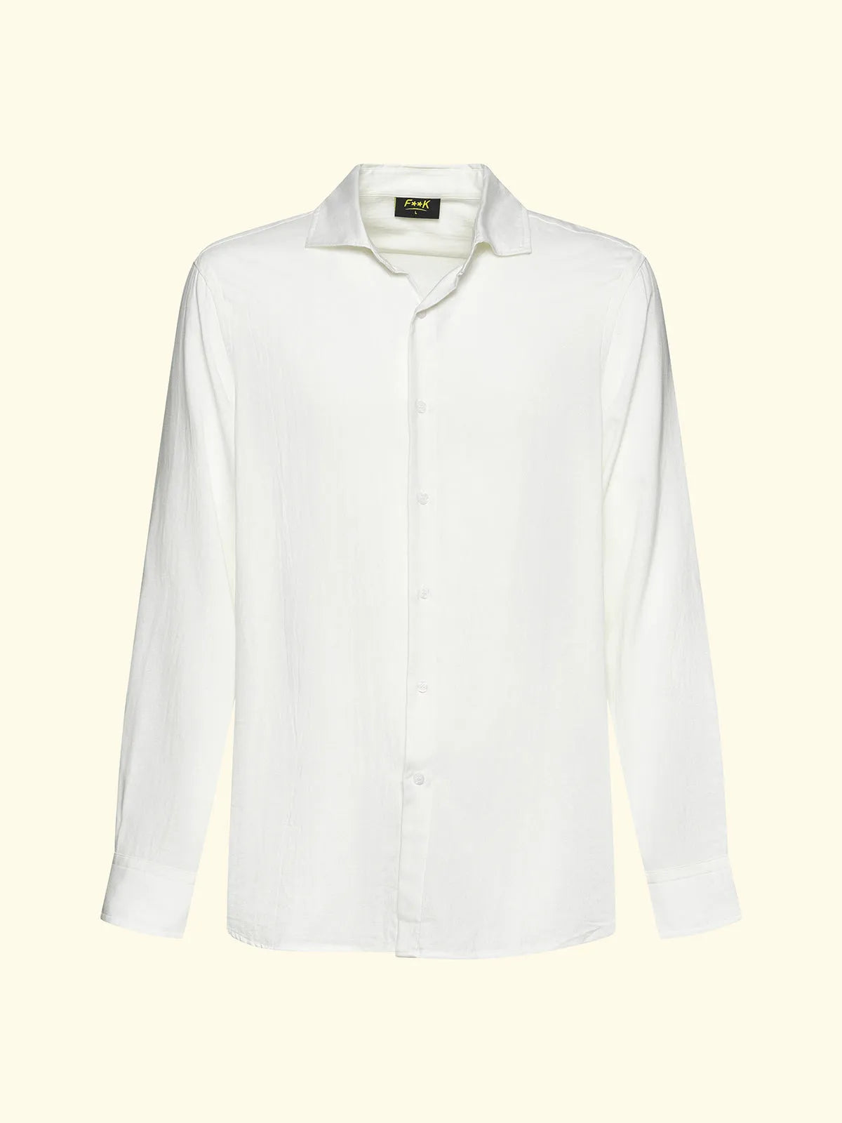 Men's shirt F**K White SM7000-WH