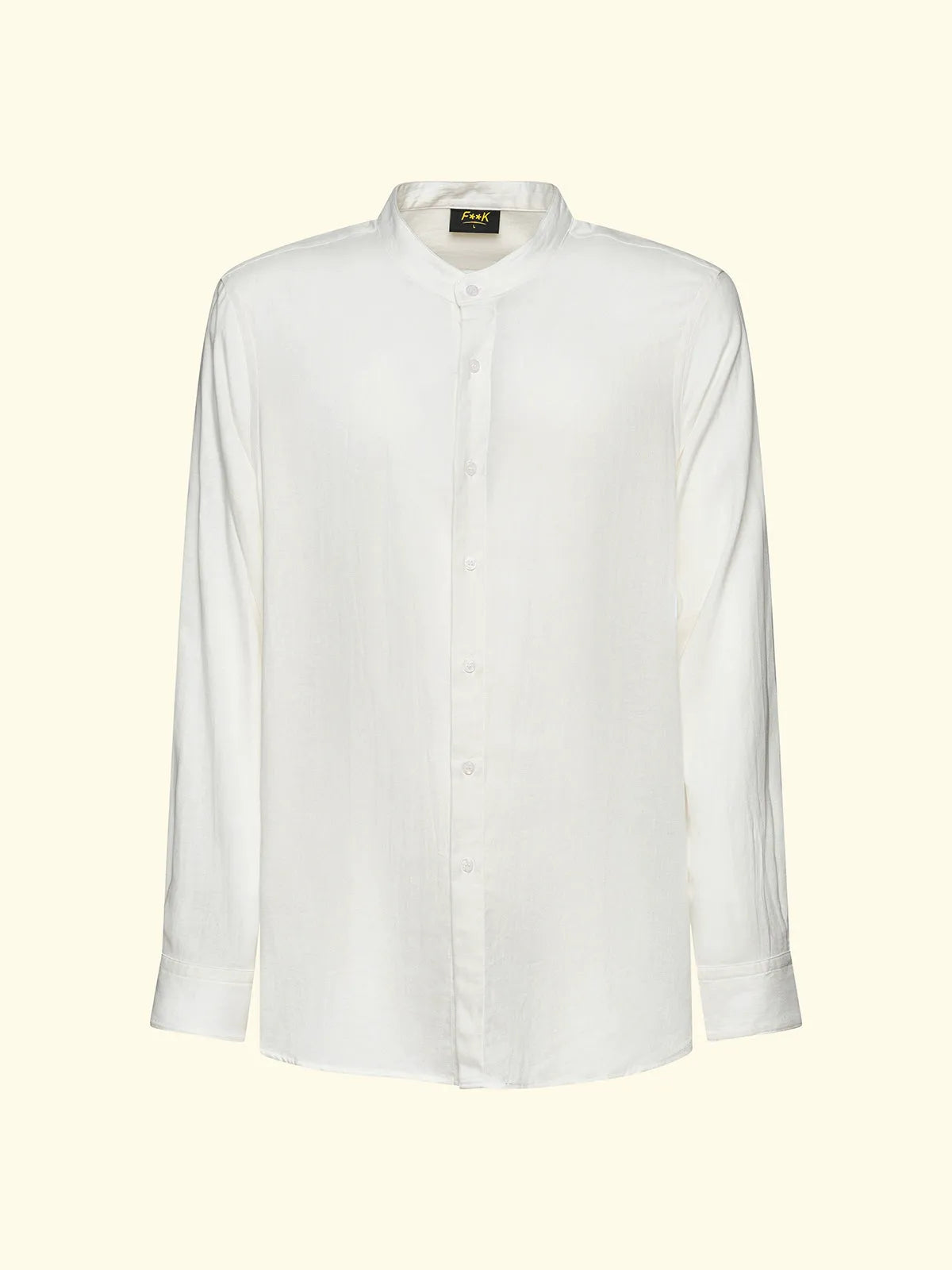 Men's shirt F**K White SM7001-WH