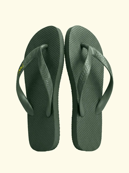 Men's flip flops F**K Military Green SM8004-MG