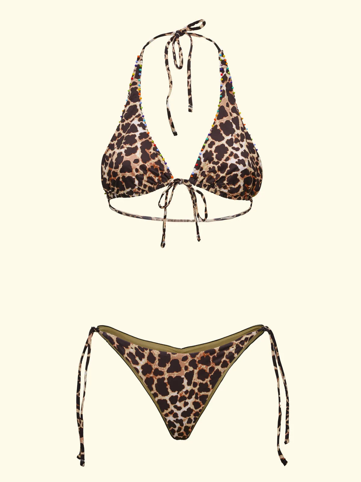 Women's Bikinis F**K High Triangle with Slip Adjustable Fantasy SW0101-X01