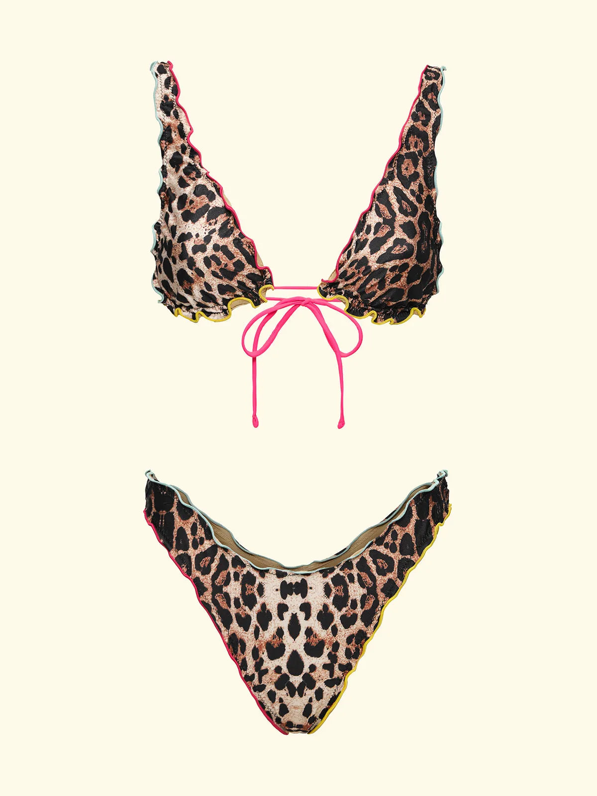 Women's Bikinis F**K High Triangle with Slip American Fixed Fantasy SW0122-X02