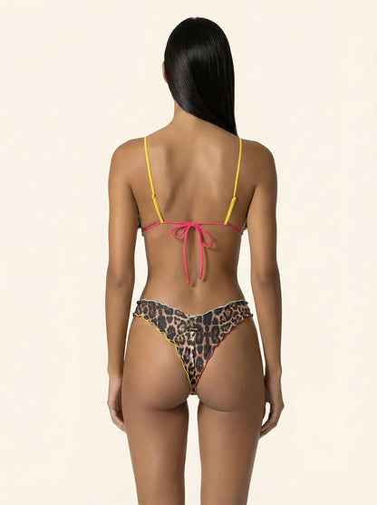 Women's Bikinis F**K High Triangle with Slip American Fixed Fantasy SW0122-X02