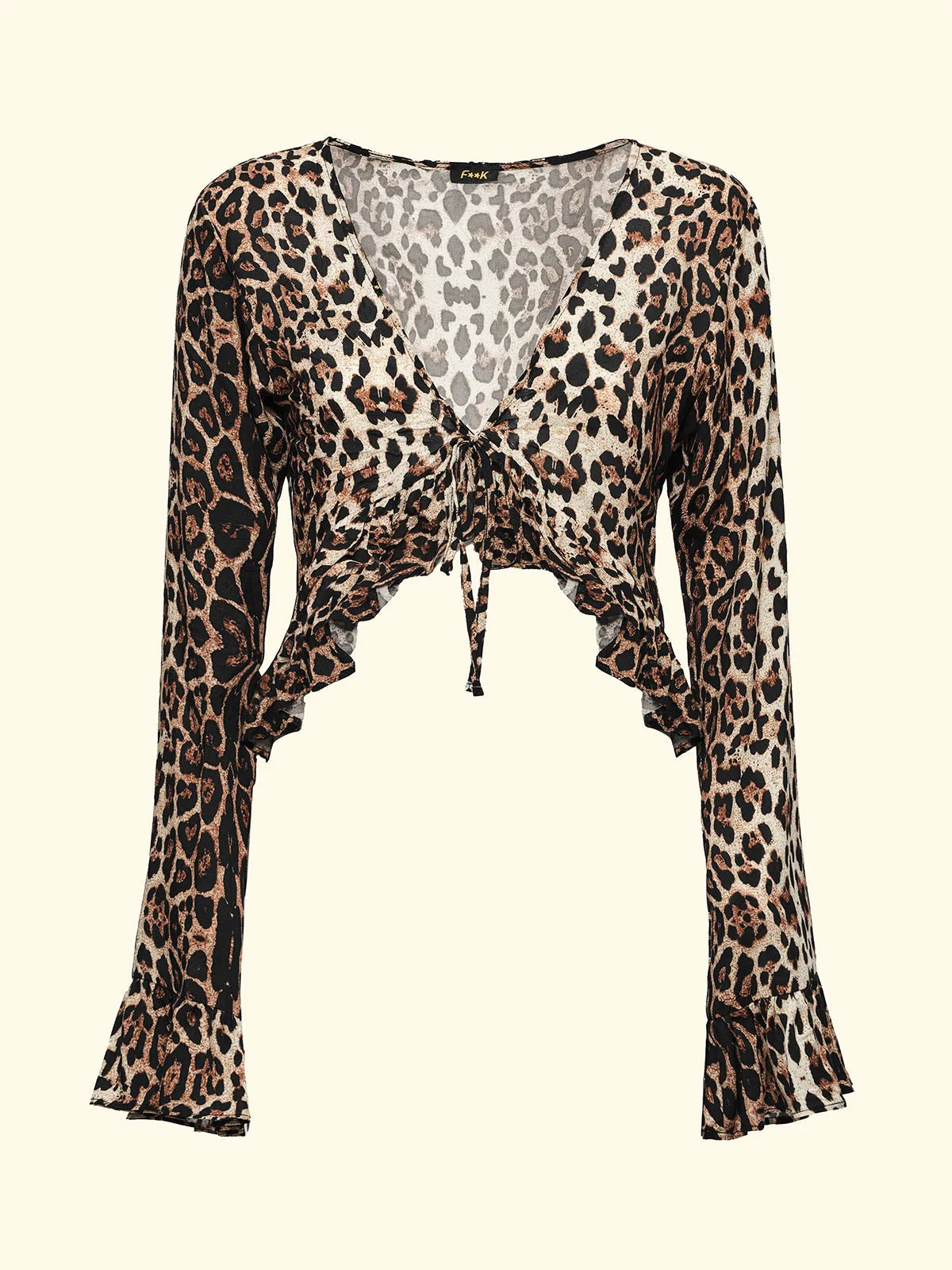 Women's Long Sleeve Crop Top F**K Fantasy SW0125-X02