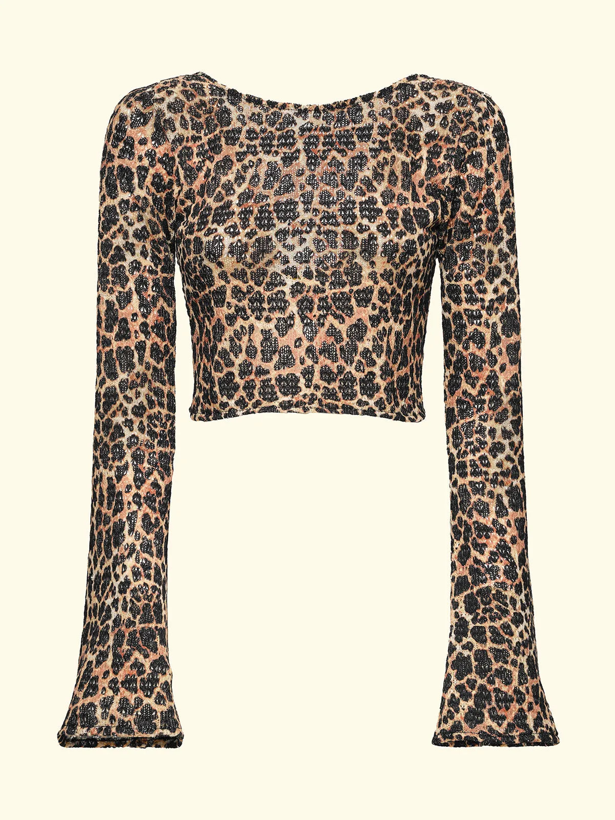 Women's Long Sleeve Crop Top F**K Fantasy SW0136-X01