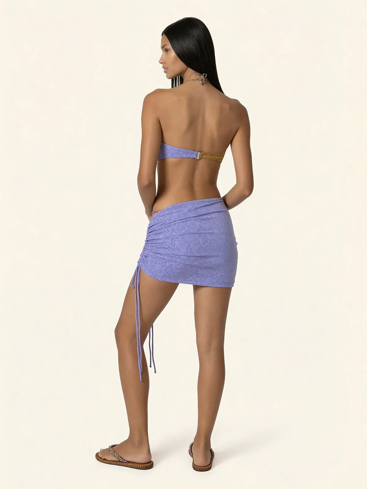 Short Women's Skirt F**K Lilac SW0156-LC
