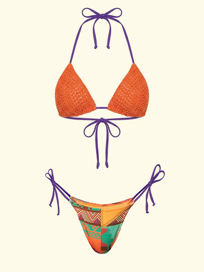 Women's Bikinis F**K Triangle with Slip Adjustable Fantasy SW0214-X11