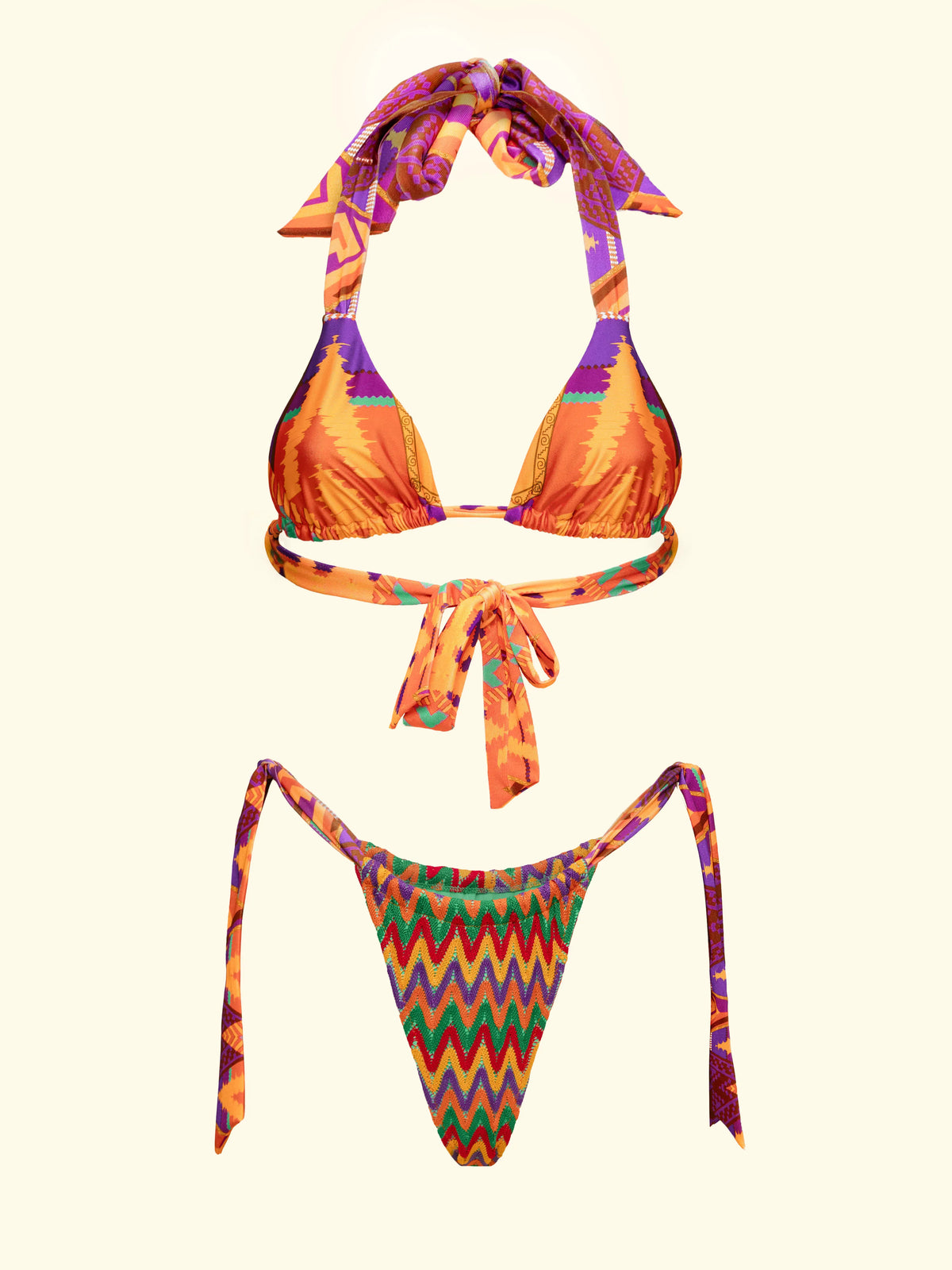 Women's Bikinis F**K Triangle with Slip Adjustable Fantasy SW0230-X11