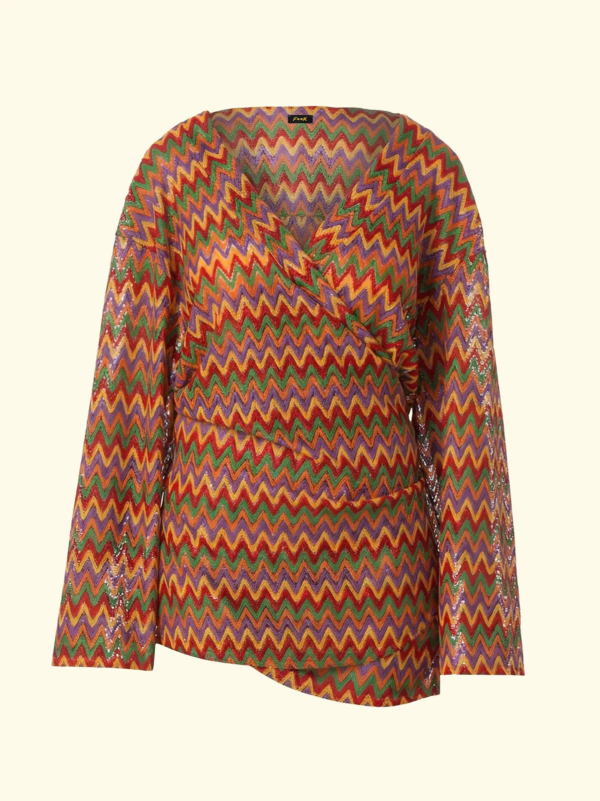 Short Kaftan for Women F**K Multicolor SW0236-MC