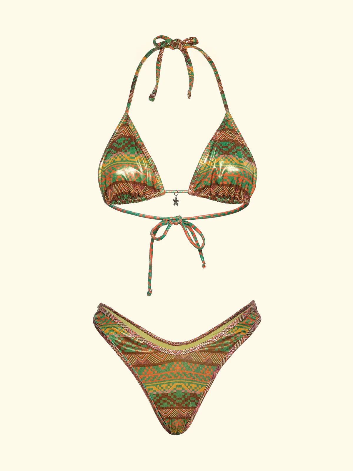 Women's Bikinis F**K Triangle with Slip Fixed American Fantasia SW0252-X11