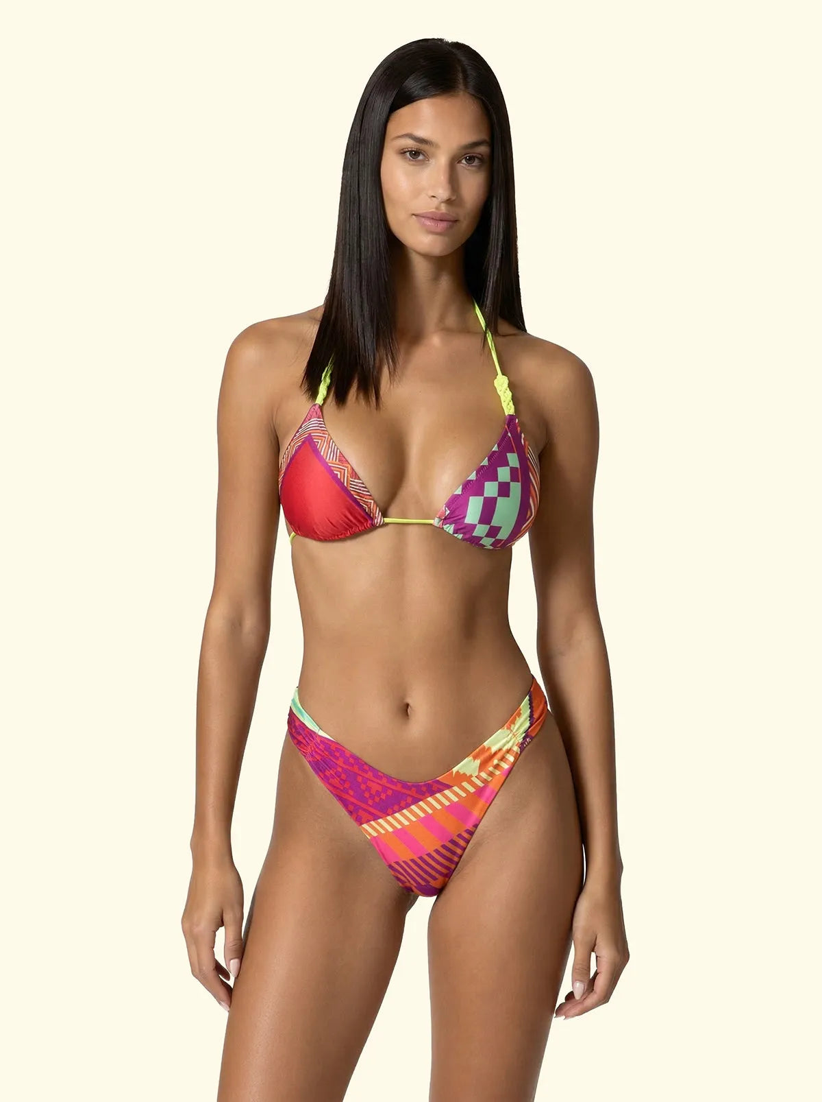 Women's F**KTriangle Bikini with Slip American Fixed Fantasy SW0270-X13
