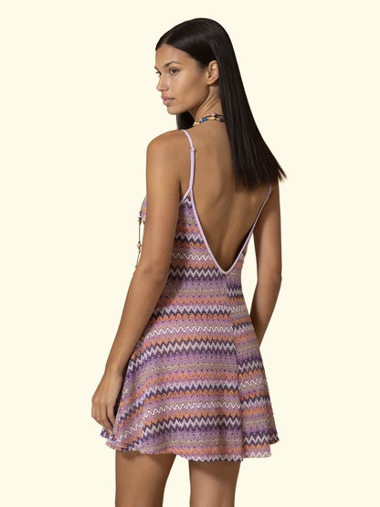 Short Women's Dress F**K Multicolor SW0299-MC