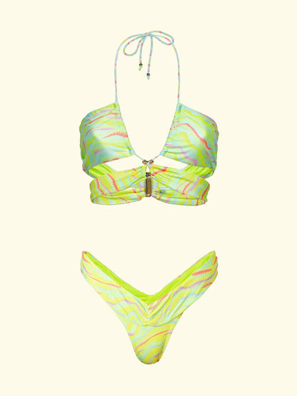 Women's Bikinis F**K Band with Slip American Fixed Fantasy SW0340-X35